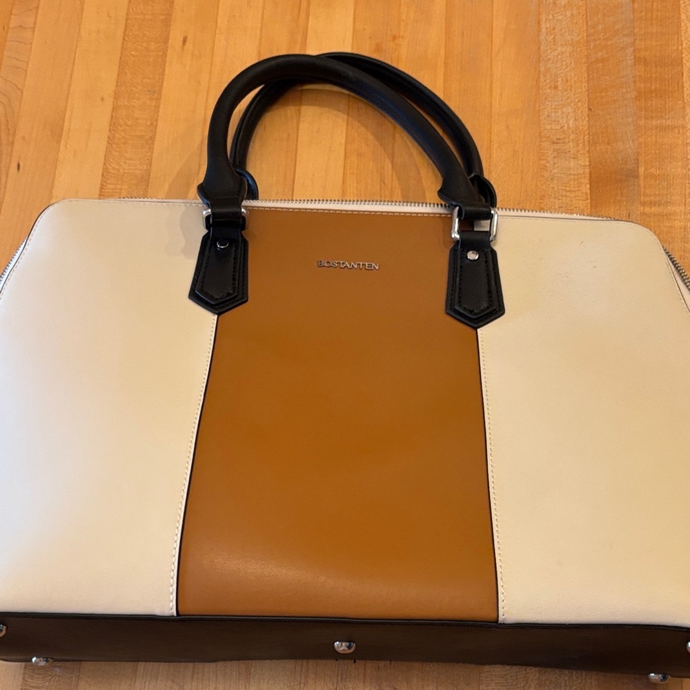 Elegant Bostanten Two-Tone Handbag